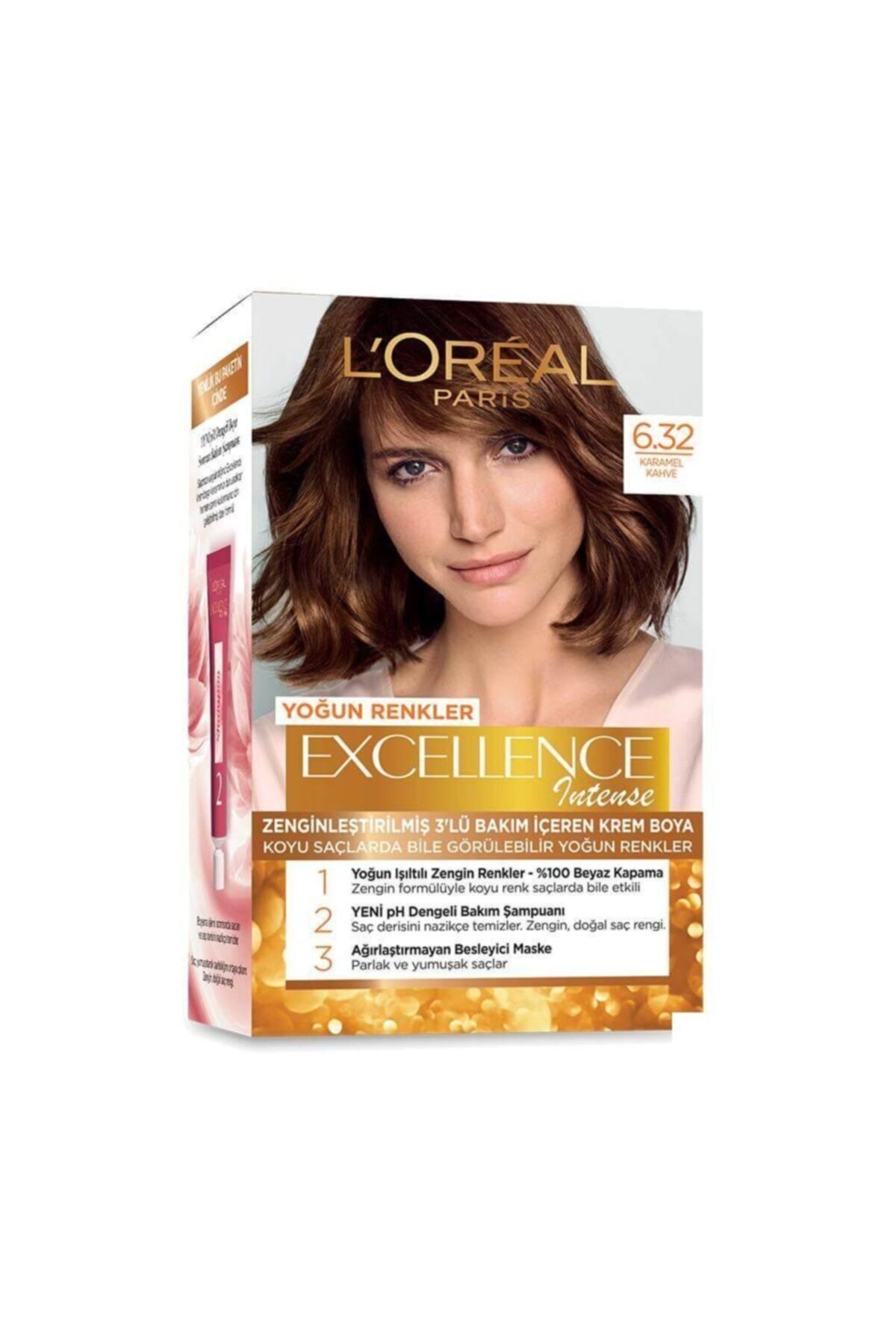LOREAL PARİS EXCELLENCE INTENSE 6.32 KARAMEL KAHVE-