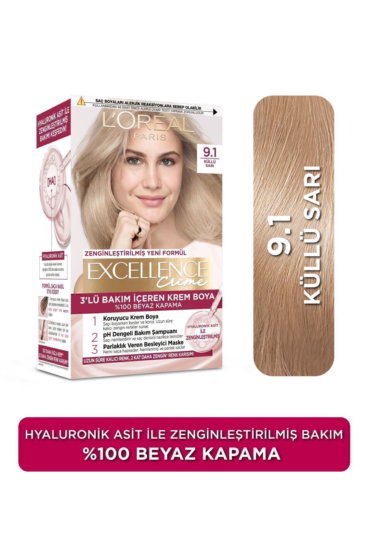 LORÉAL PARİS EXCELLENCE 9.1 CREME-