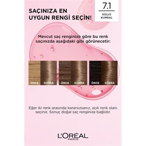 LORÉAL PARİS EXCELLENCE 7.1 CREME SAÇ BOYAKUMRAL-