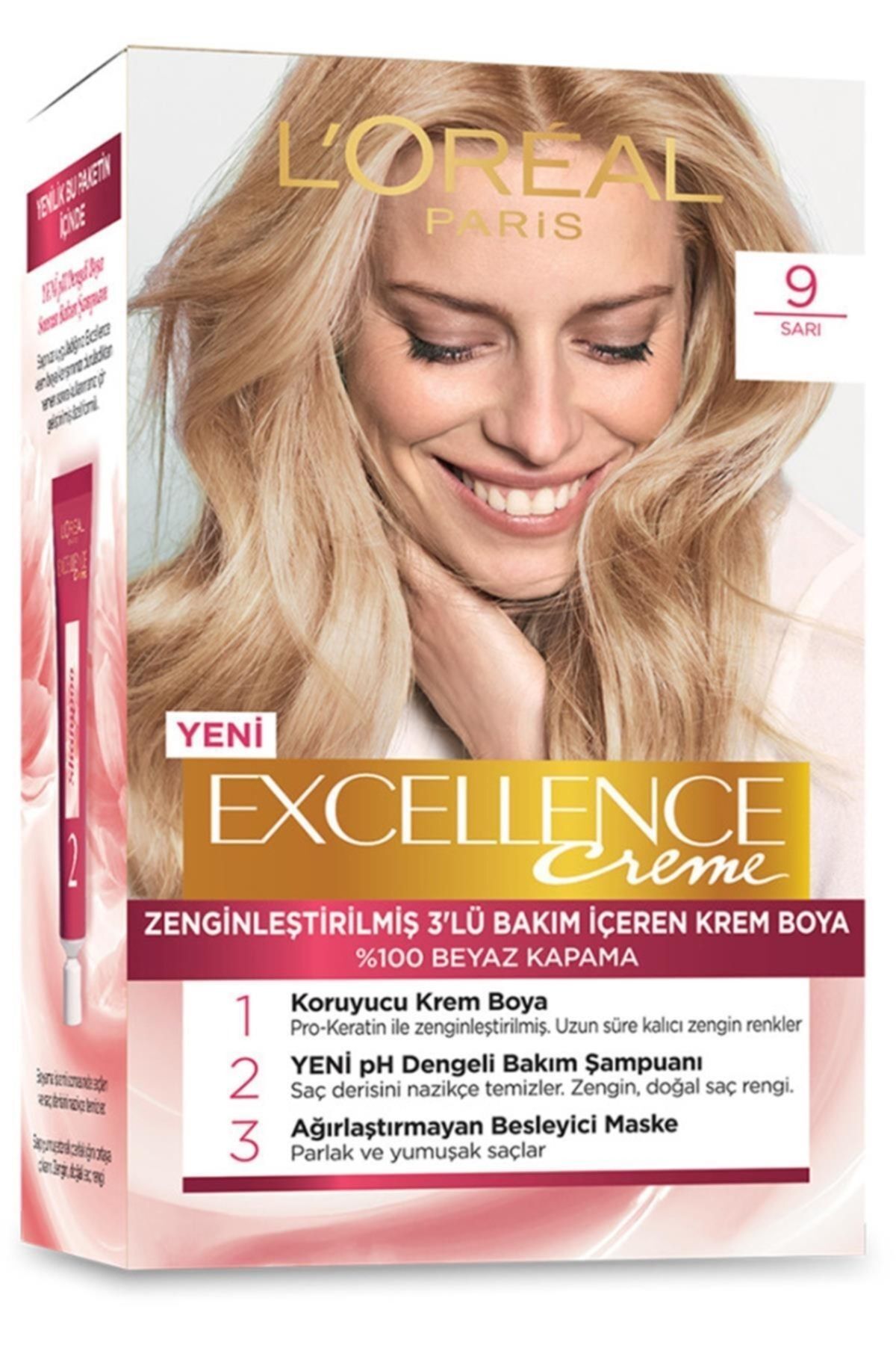 LORÉAL PARİS EXCELLENCE 9 CREME SAÇ BOYASI SARI-