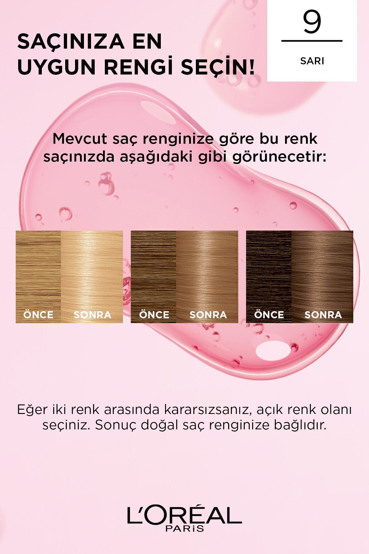 LORÉAL PARİS EXCELLENCE 9 CREME SAÇ BOYASI SARI-