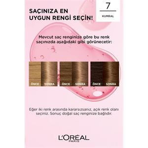 LOREAL PARİS EXCELLENCE 7 CREME KUMRAL SAÇ BOYAS-