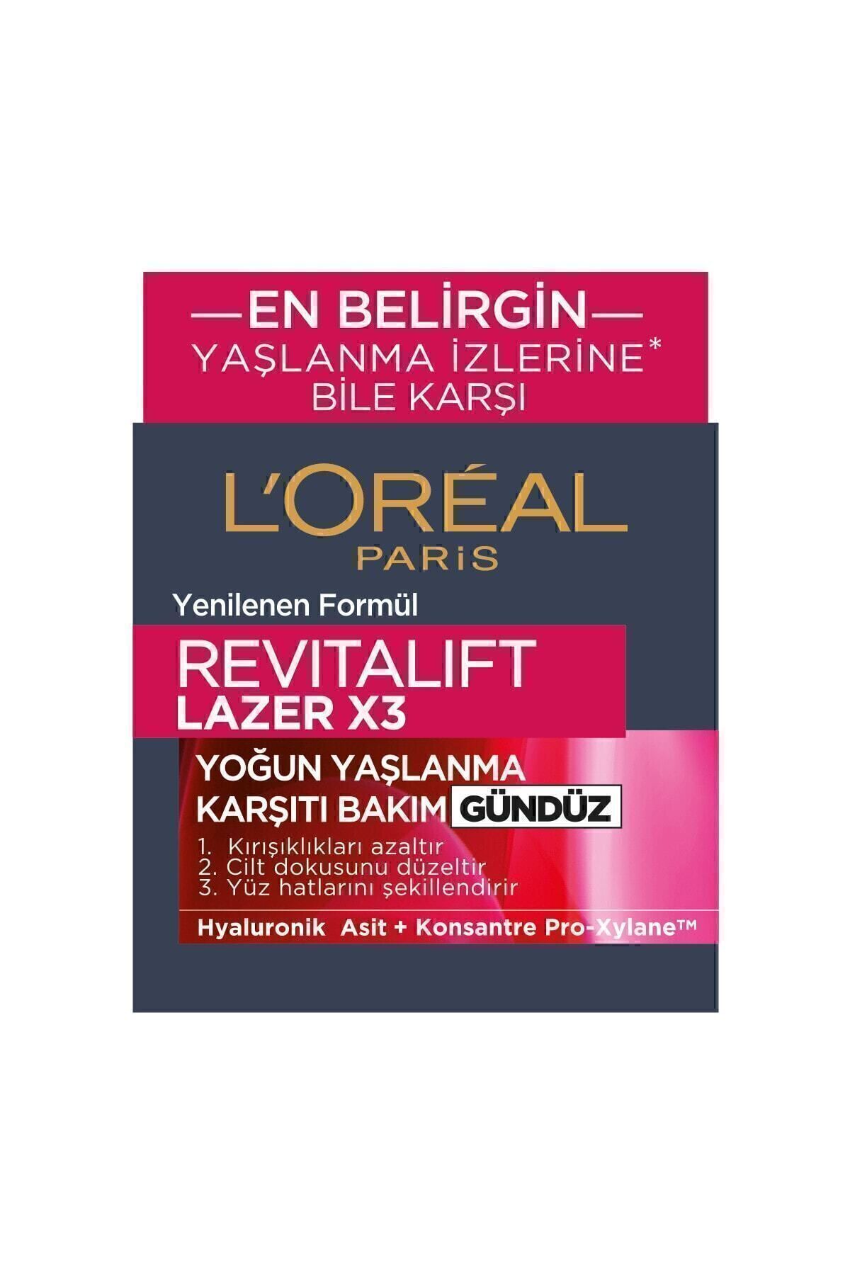 LOREAL PARİS DERMO EXPERTİSE REVİTALİFT LASER X3 50ML-
