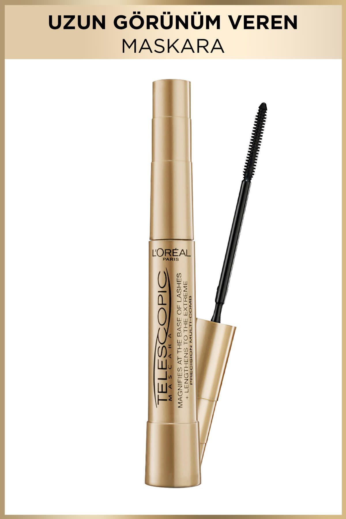 LOREAL PARİS SİYAH TELESCOPİC MASKARA-