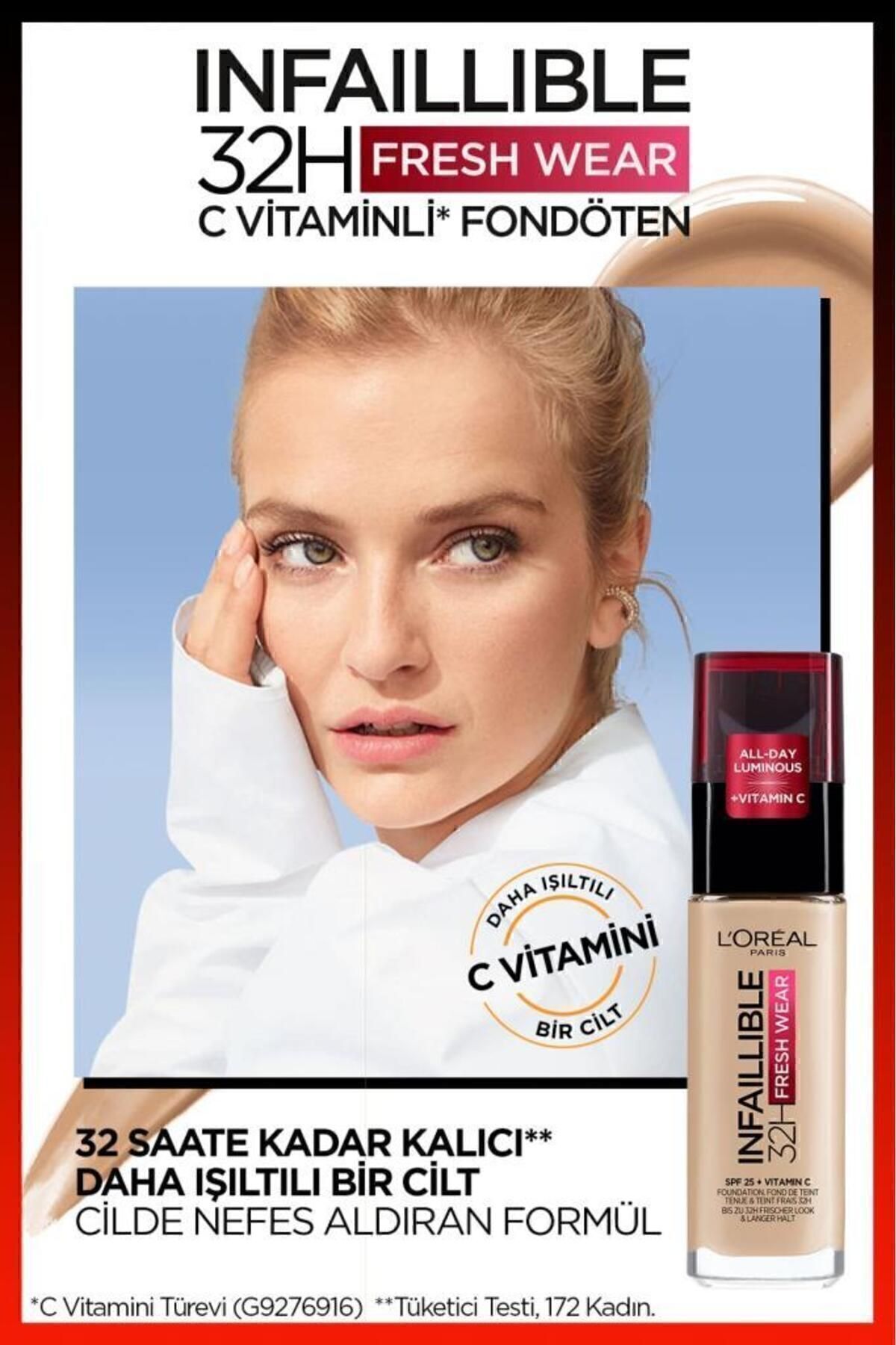 LOREAL PARİS INFALLİBLE FW 24H FONDÖTEN 60 ROSE-