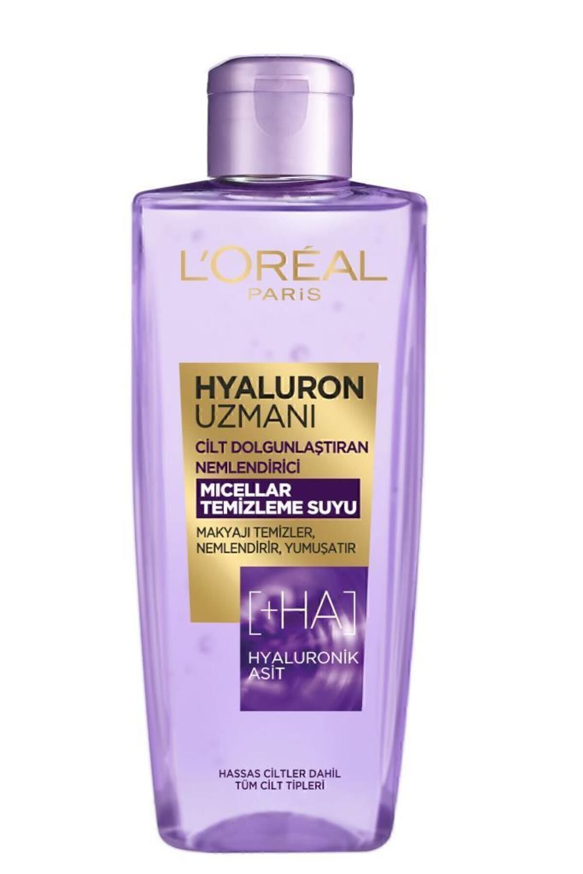 LOREAL PARİS HYALURON UZMAN CİLT DOLGULAŞTIRICI MAKYAJ TEMİZLEME SUYU 200 ML-