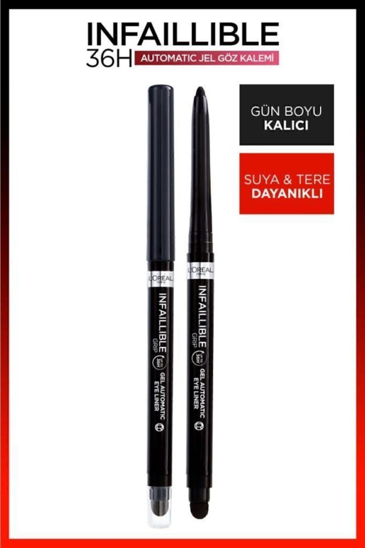 LOREAL PARİS INFAİLLABLE  JEL GÖZ KALEMİ  SİYAH-