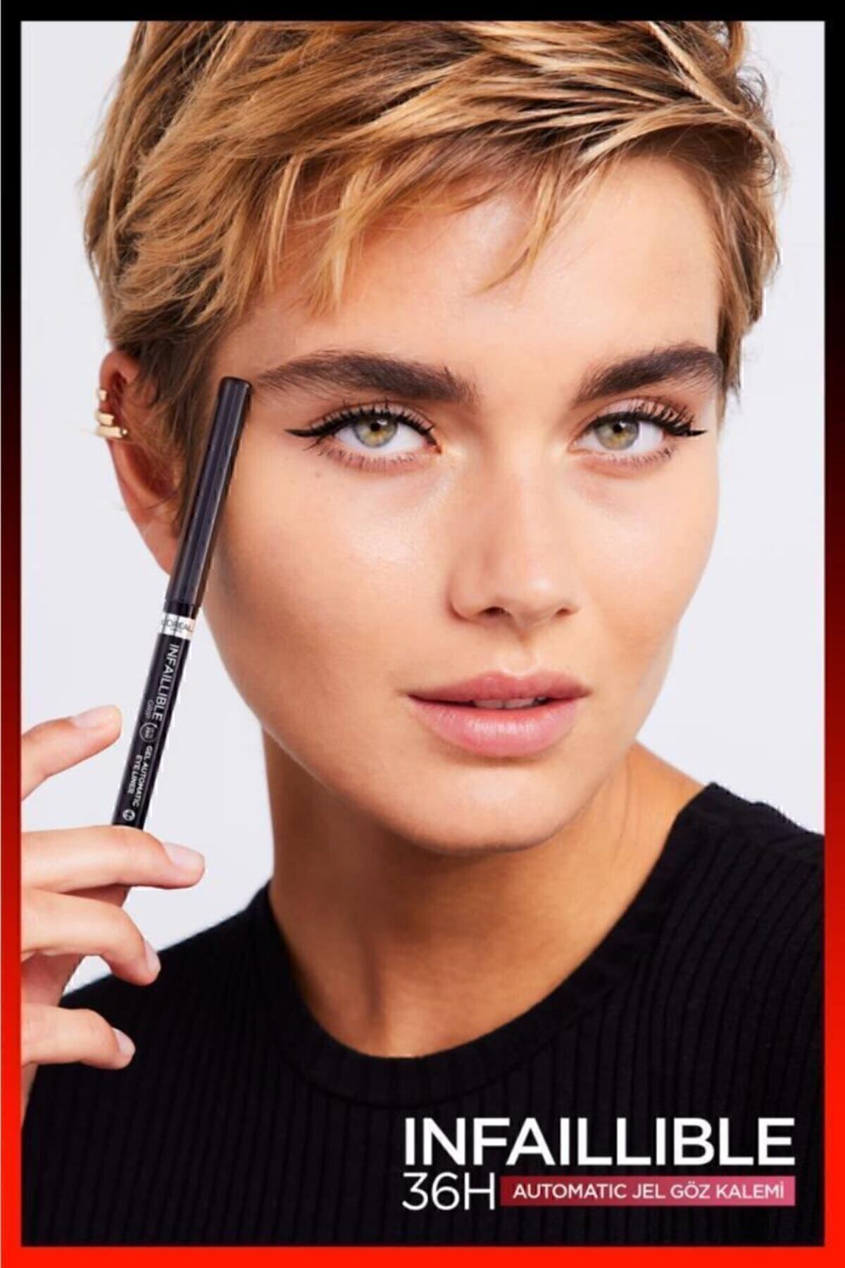 LOREAL PARİS INFAİLLABLE  JEL GÖZ KALEMİ  SİYAH-