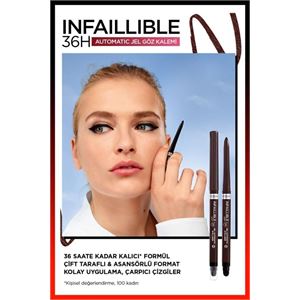 LOREAL PARİS INFAİLLABLE JEL GÖZ KALEMİ KAHVERENGİ-
