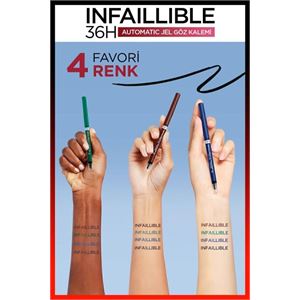 LOREAL PARİS INFAİLLABLE JEL GÖZ KALEMİ KAHVERENGİ-