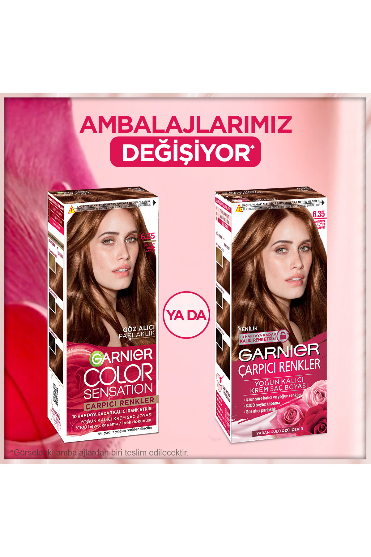 Garnier Çarpıcı Renkler 6.35 Altın Kahve Saç Boyas-