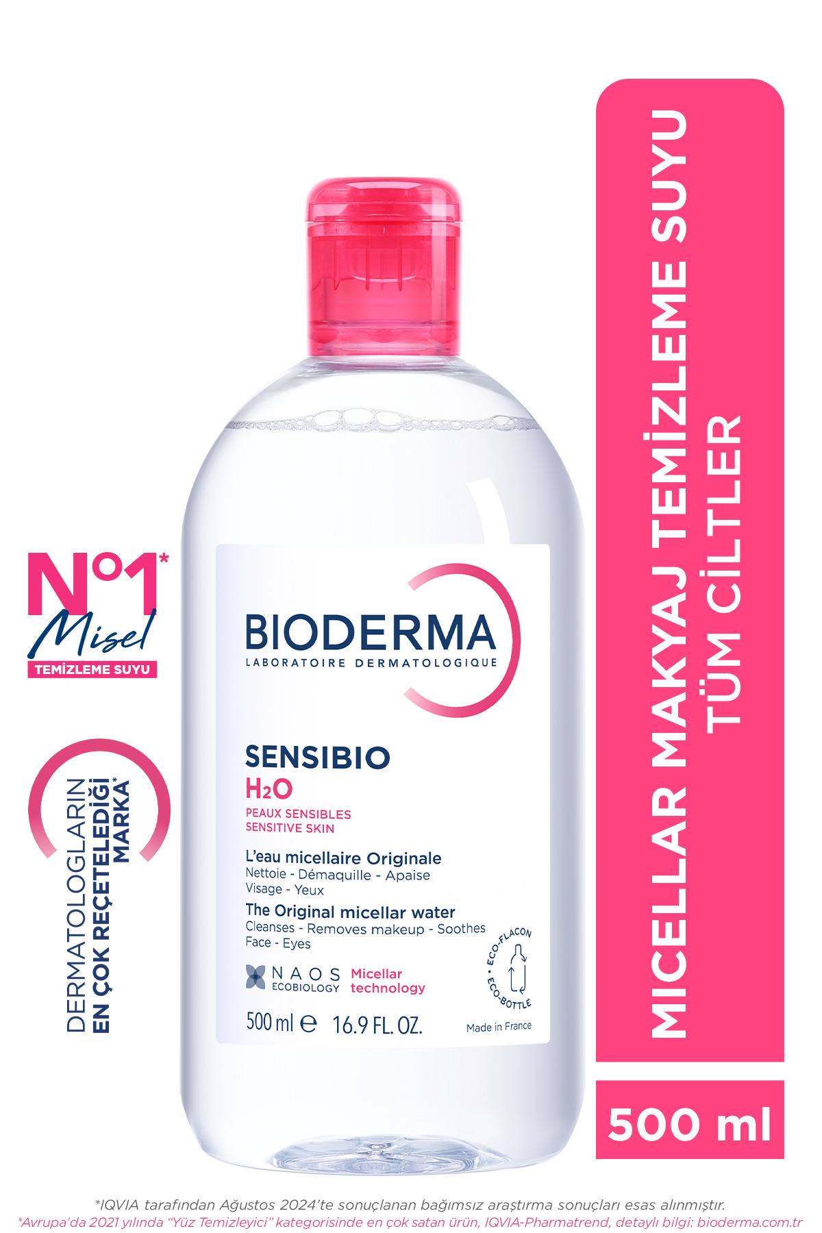 BİODERMA SENSİBİO H2O MİCELLER SU 500 ML-