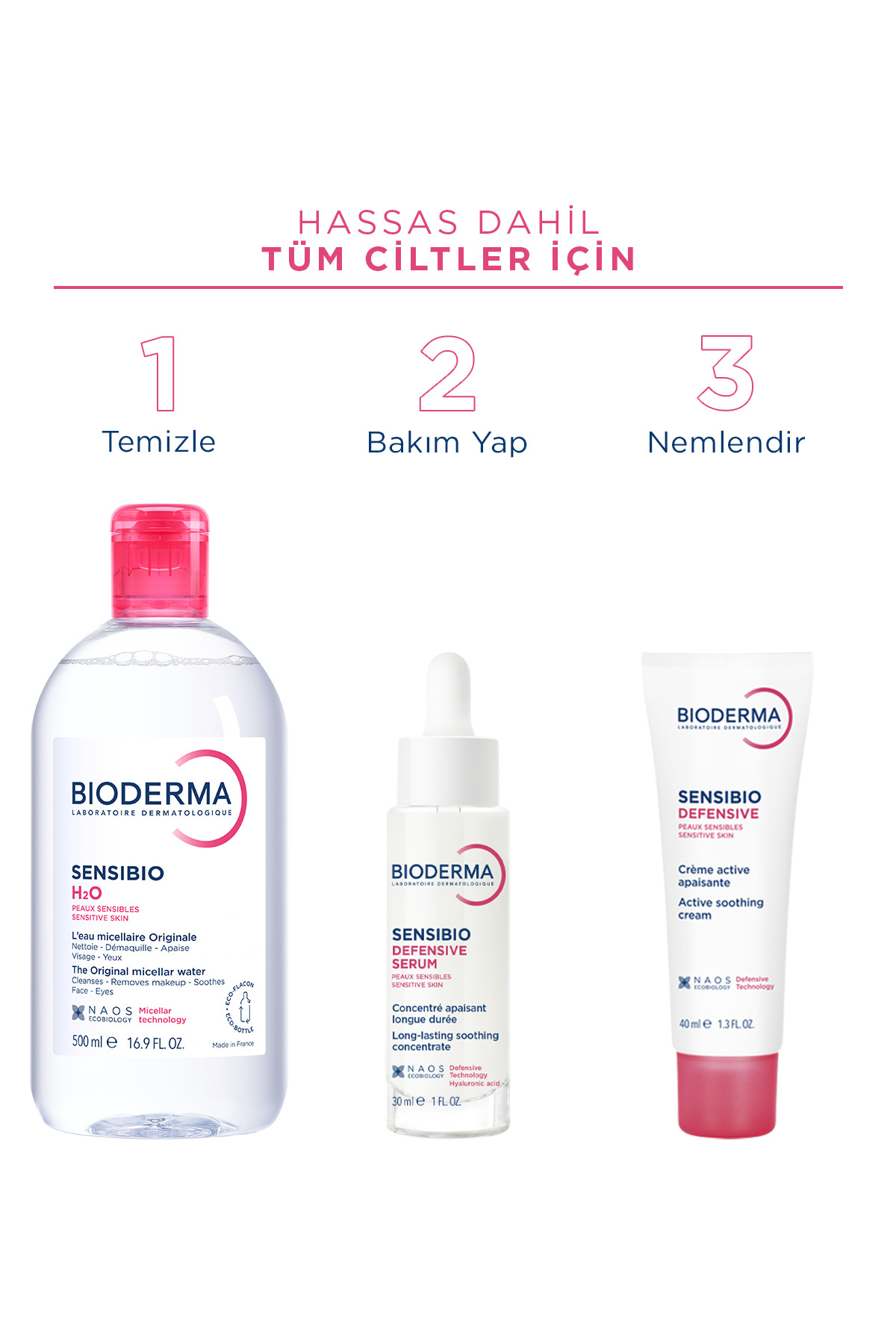 BİODERMA SENSİBİO H2O MİCELLER SU 500 ML-