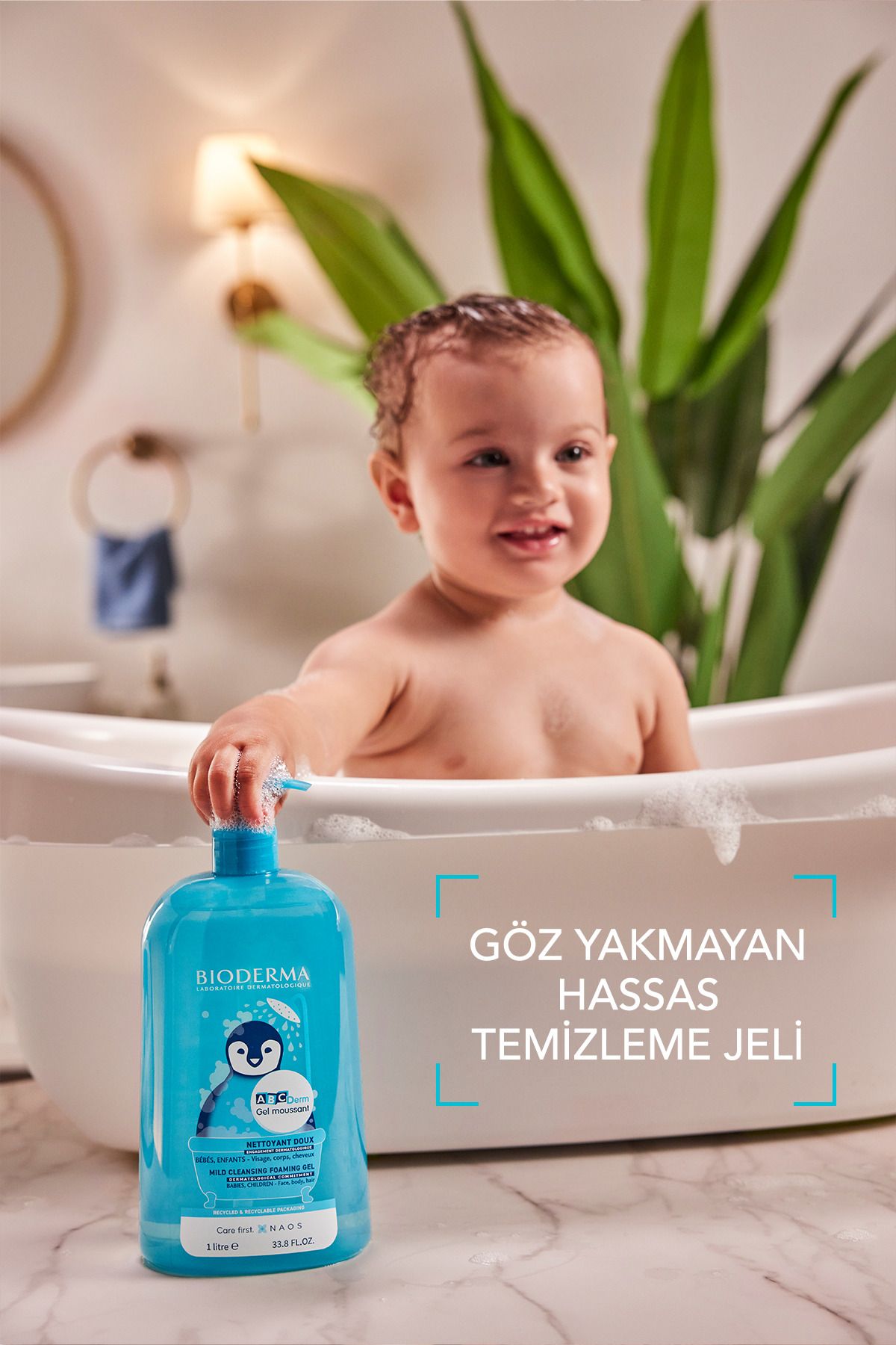BİODERMA ABCDERM FOAMİNG CLEANSER 1L-