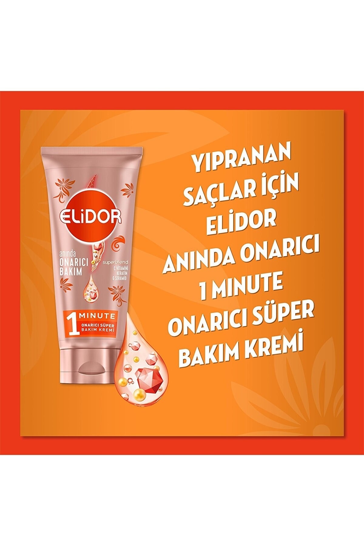 ELİDOR 1 MİNUTE SÜPER ARGİNİNE & C SAÇ KREMİ 170ML-