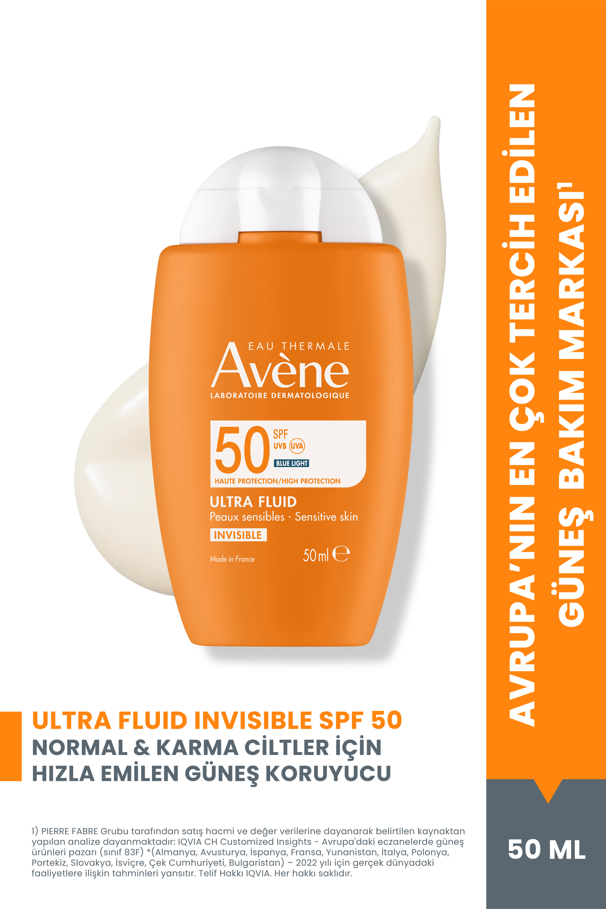 Avene Fluide - Fluid Spf 50+ 50ml-