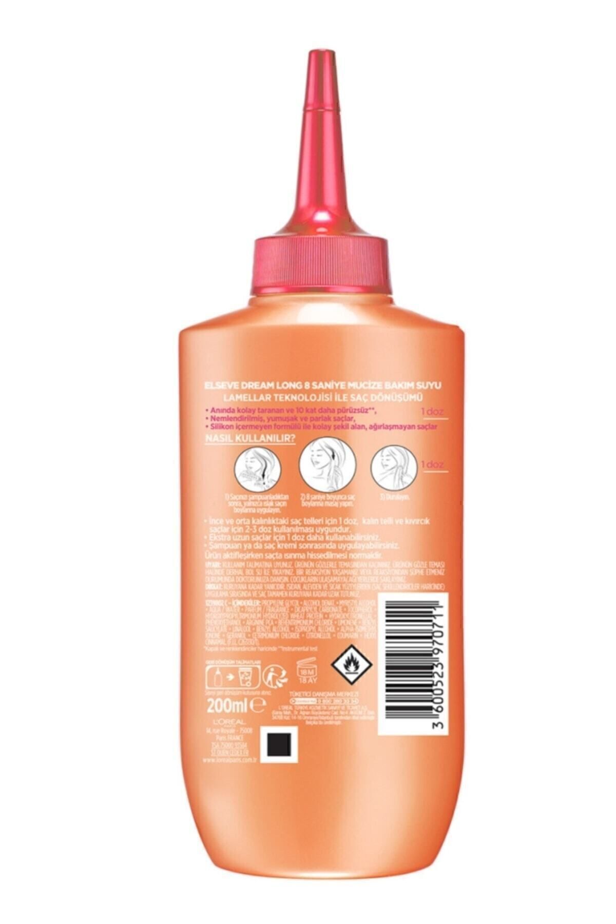 ELSEVE DREAM LONG WONDER WATER BAKIM SUYU 200 ML-