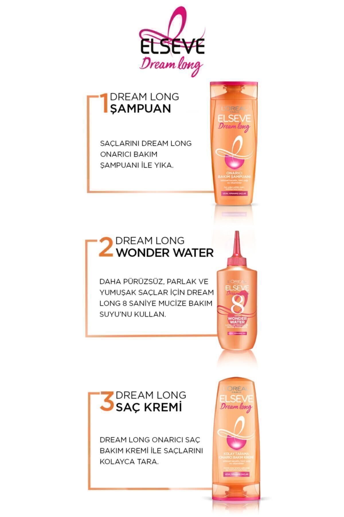 ELSEVE DREAM LONG WONDER WATER BAKIM SUYU 200 ML-