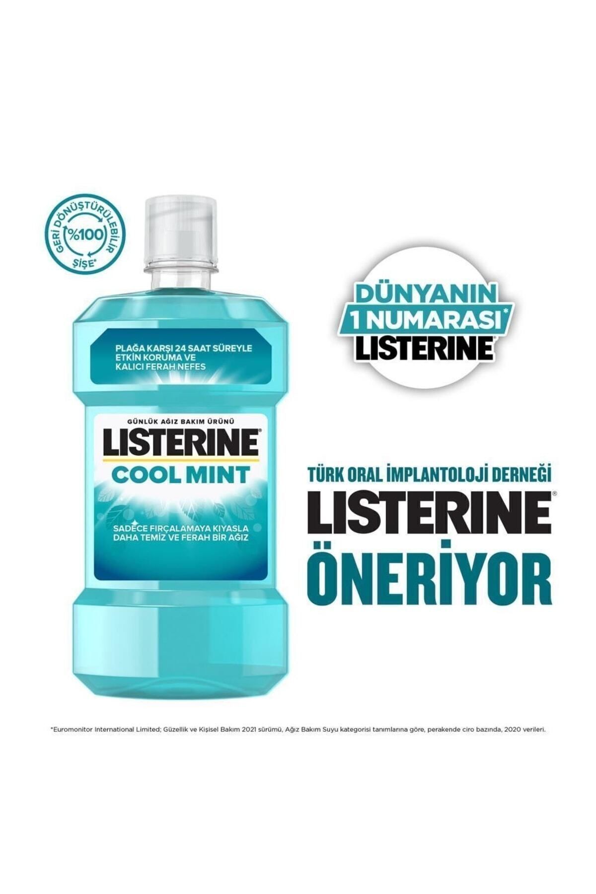 LİSTERİNECOOLMİNT AĞIZ BAKIM SUYU 1000 ML-