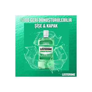 LİSTERİNEFRESH BURST AĞIZ BAKIM SUYU 500 ML-