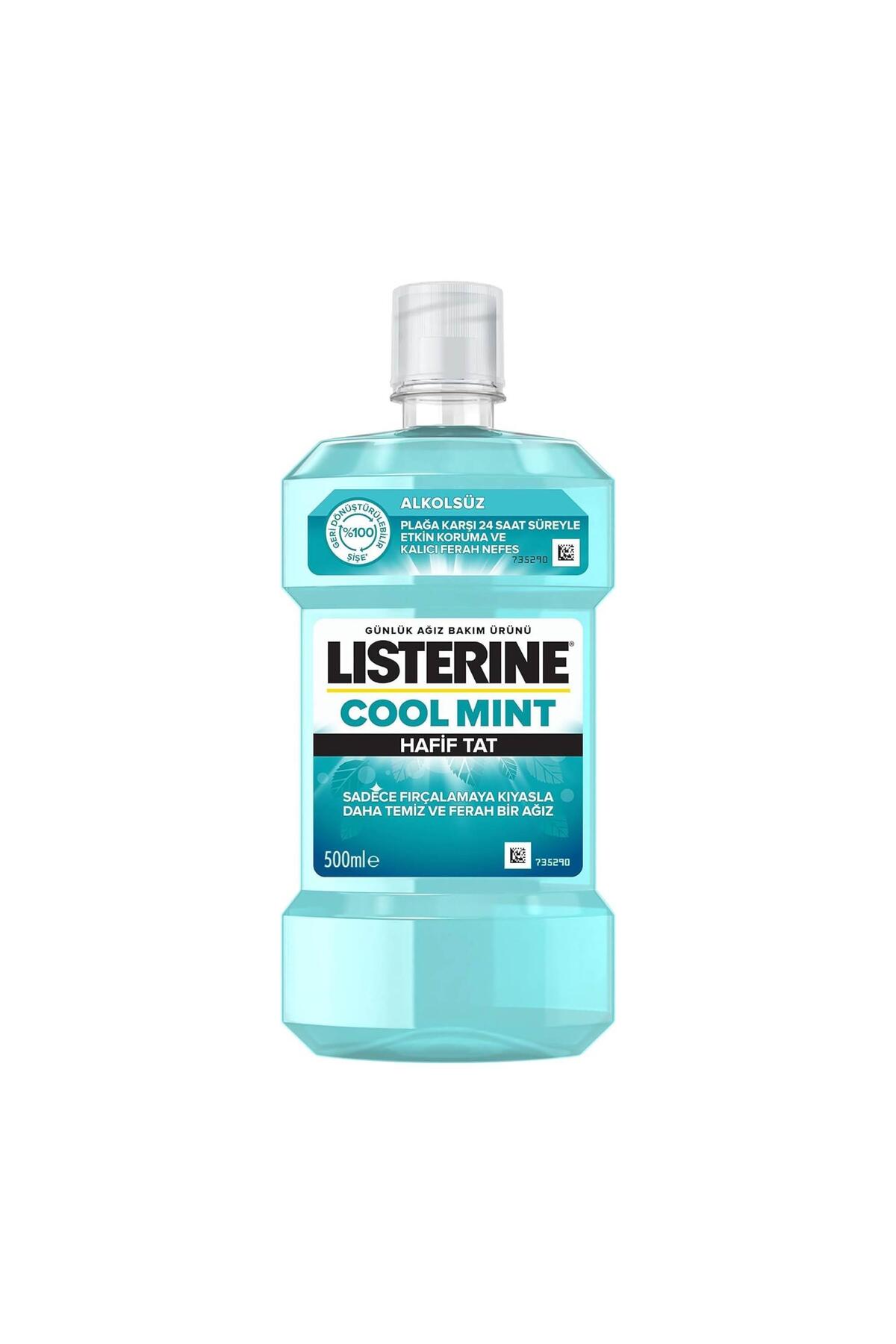 LİSTERİNECOOLMİNT HAFİF TAT AĞIZ BAKIM SUYU 500 ML-