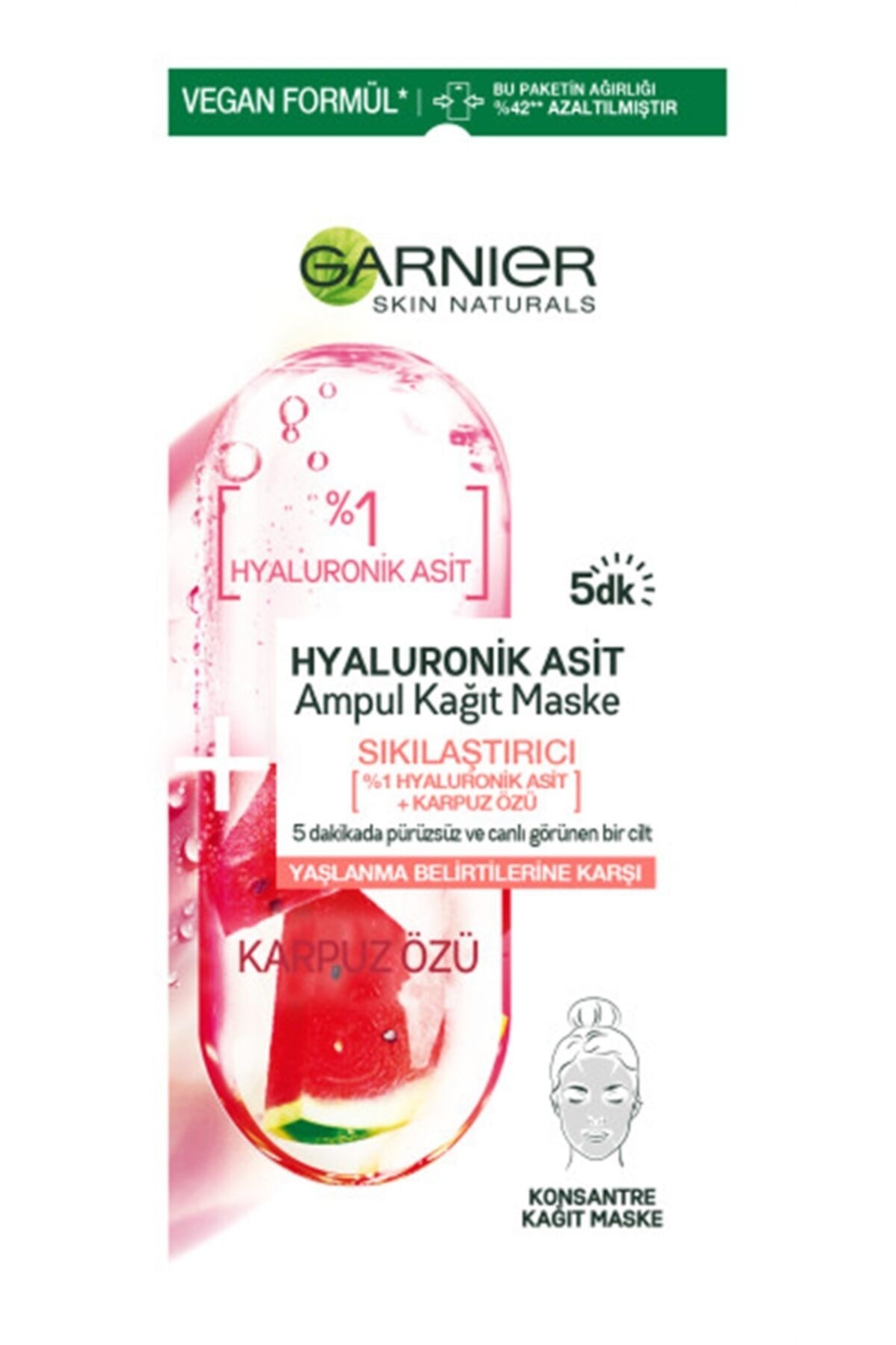 GARNIER MASKE AMPUL HYALURONIC ACID-