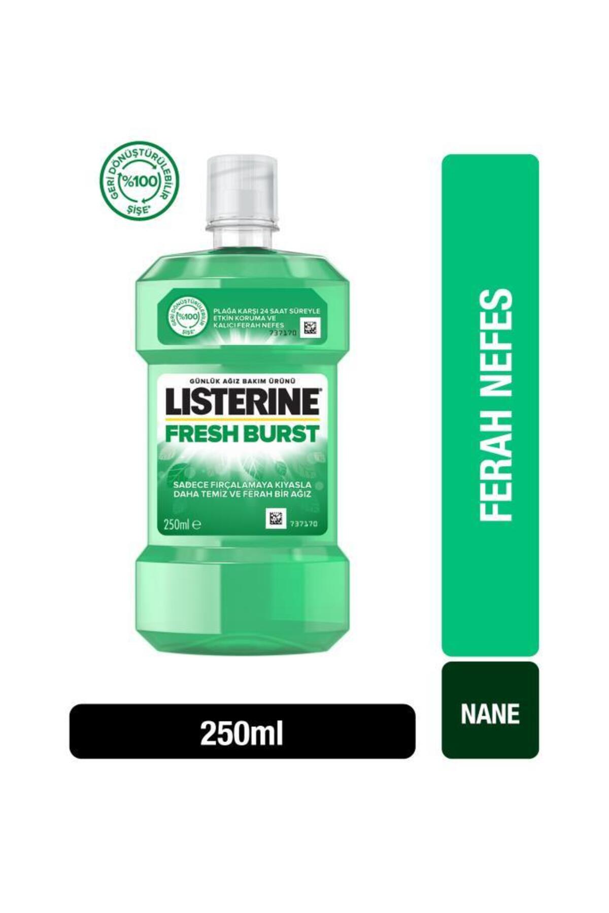 LİSTERİNEFRESH BURST AĞIZ BAKIM SUYU 250 ML-