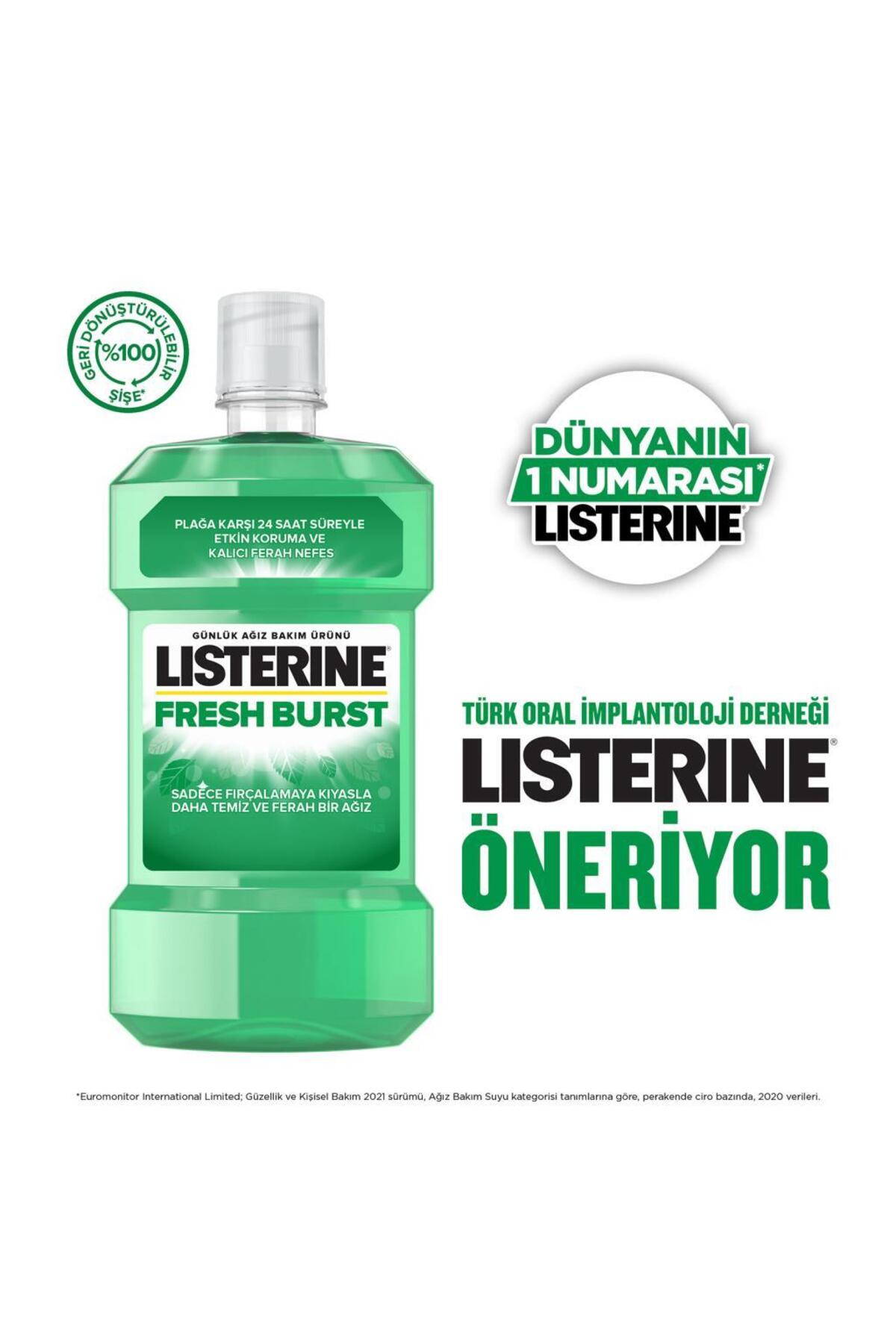 LİSTERİNEFRESH BURST AĞIZ BAKIM SUYU 250 ML-
