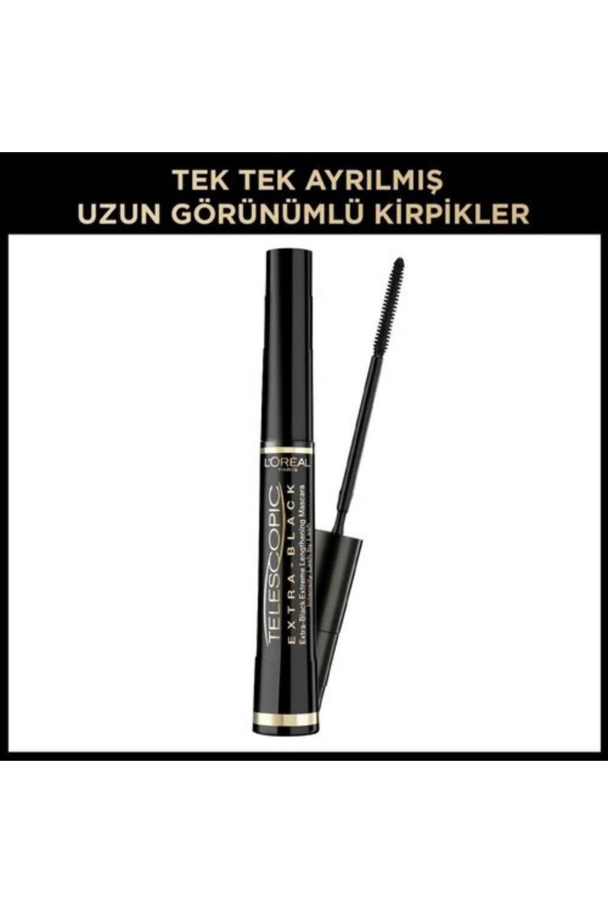 LOREAL PARİS MASKARA LPMU TELESCOPIC BLACK CARBON-