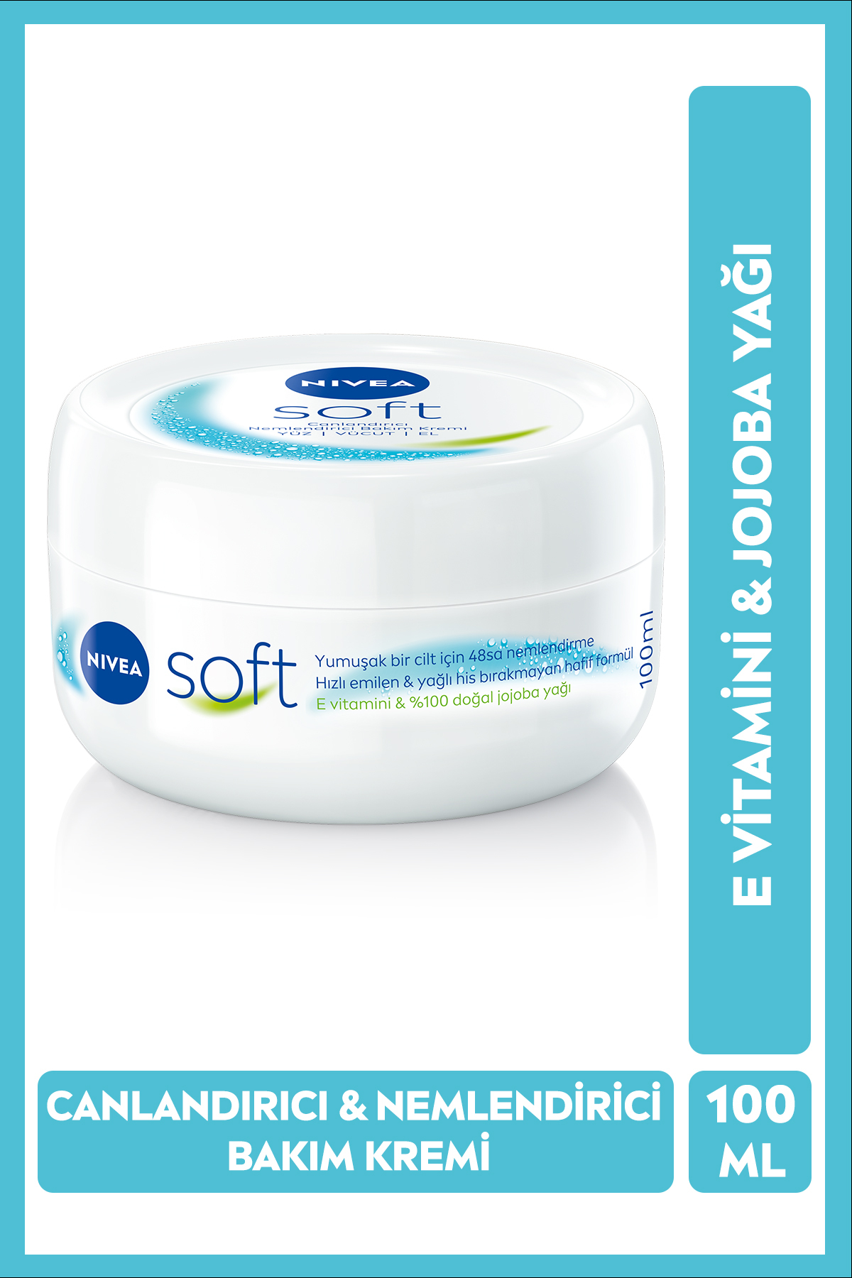 NİVEA KREM SOFT 100 ML-