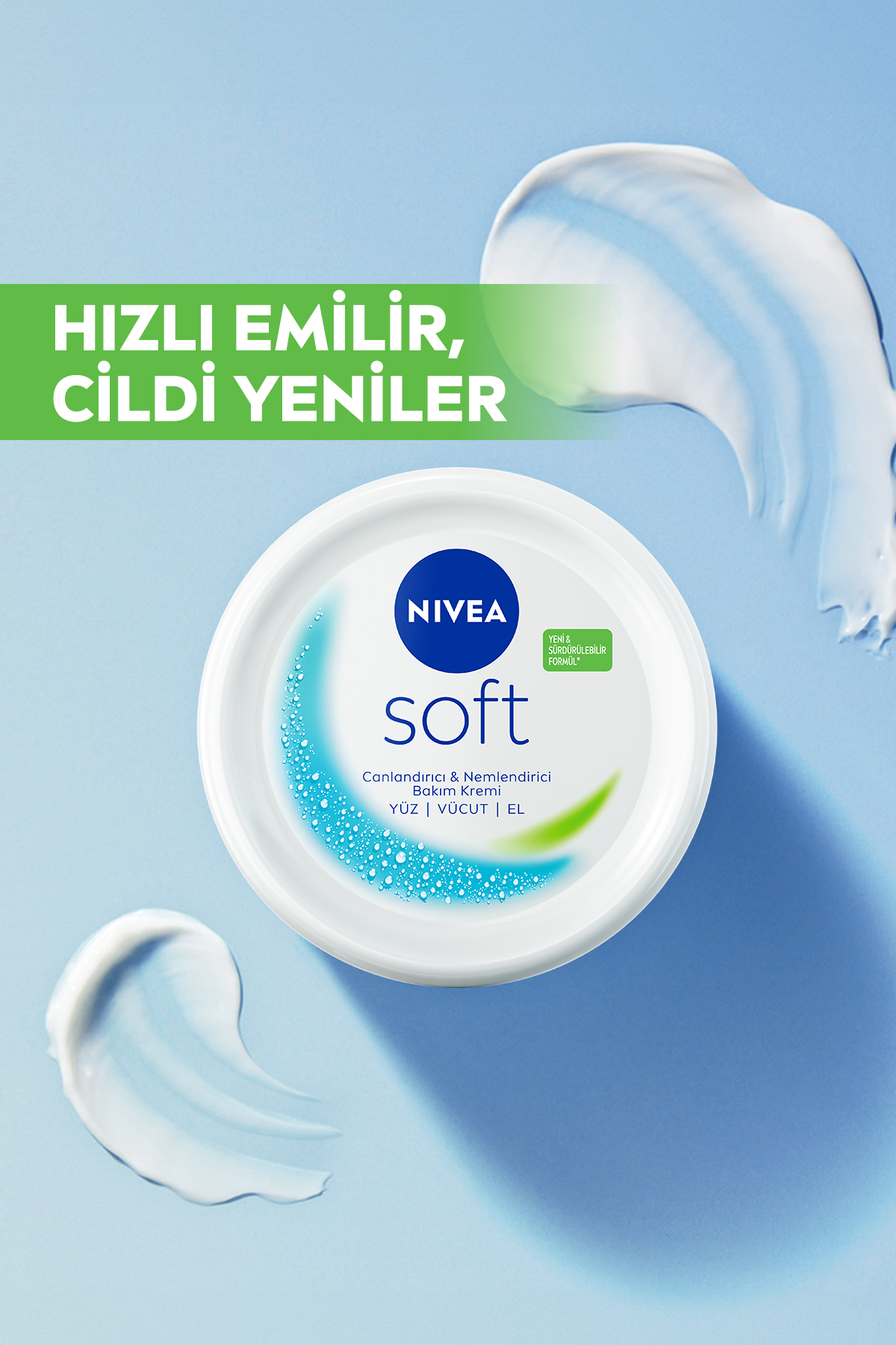 NİVEA KREM SOFT 100 ML-