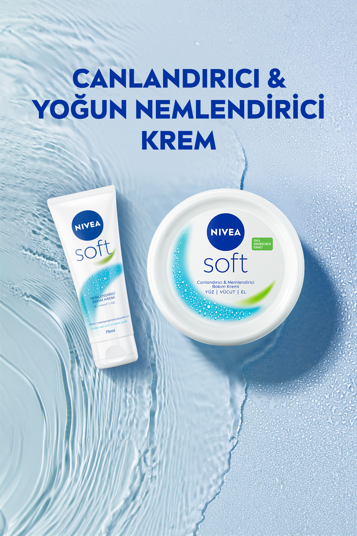 NİVEA KREM SOFT 100 ML-
