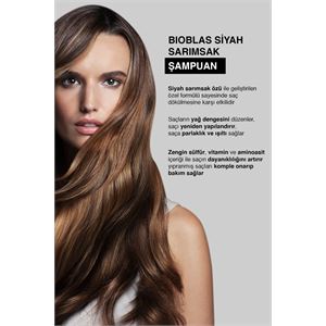 BIOBLAS  SİYAH SARIMSAKLI ŞAMPUAN 1000ML-