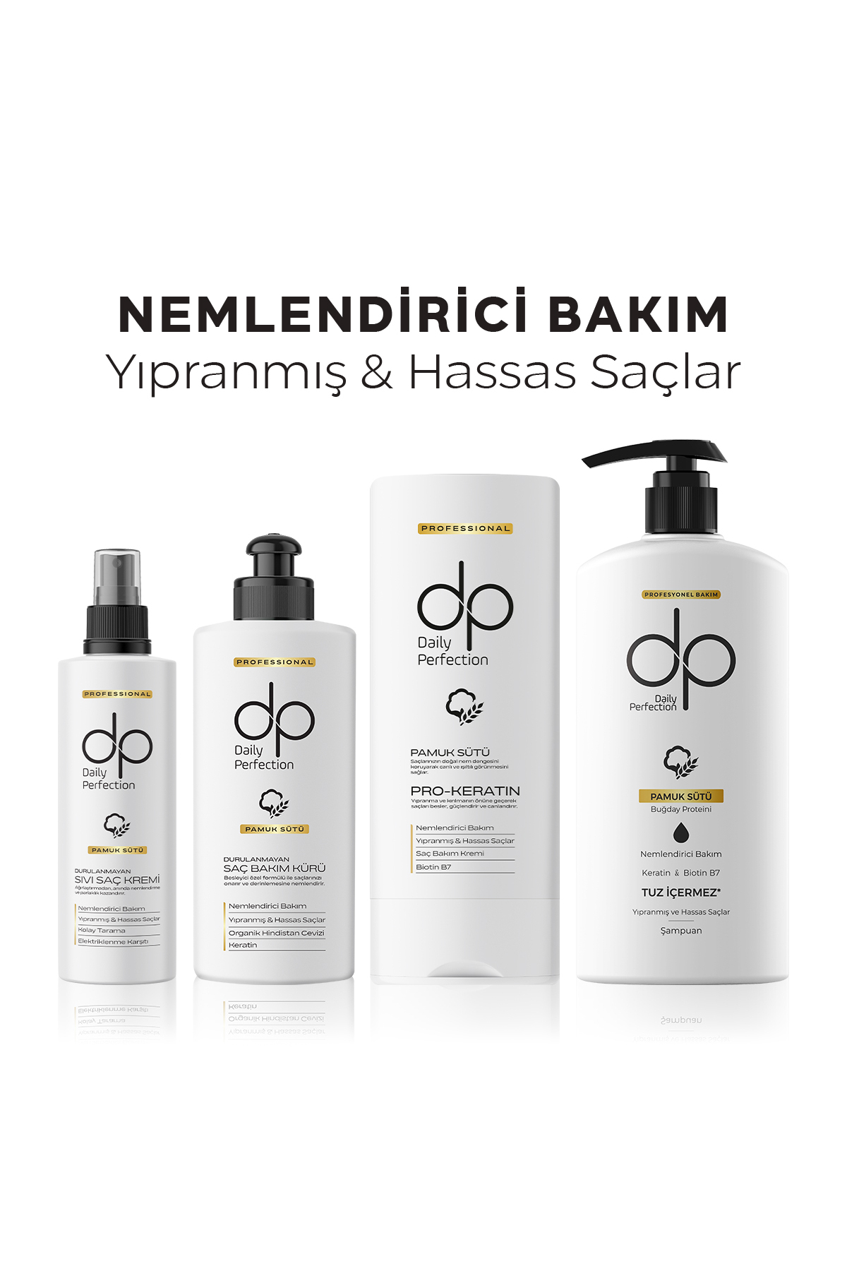 DAİLY PERFECTİON PAMUK SÜTÜ BUĞDAY ŞAMPUAN 500ML-