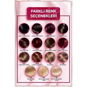 GARNİER COLOR NATURALS 6N KOYU KUMRAL SAÇ BOYASI-