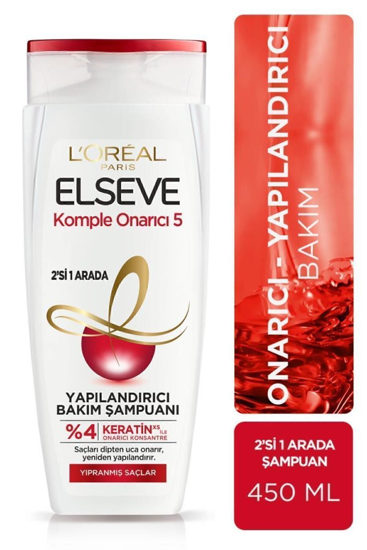 Elseve eratinxs Içeren Yapılandırıcı Bakım Şampuan-