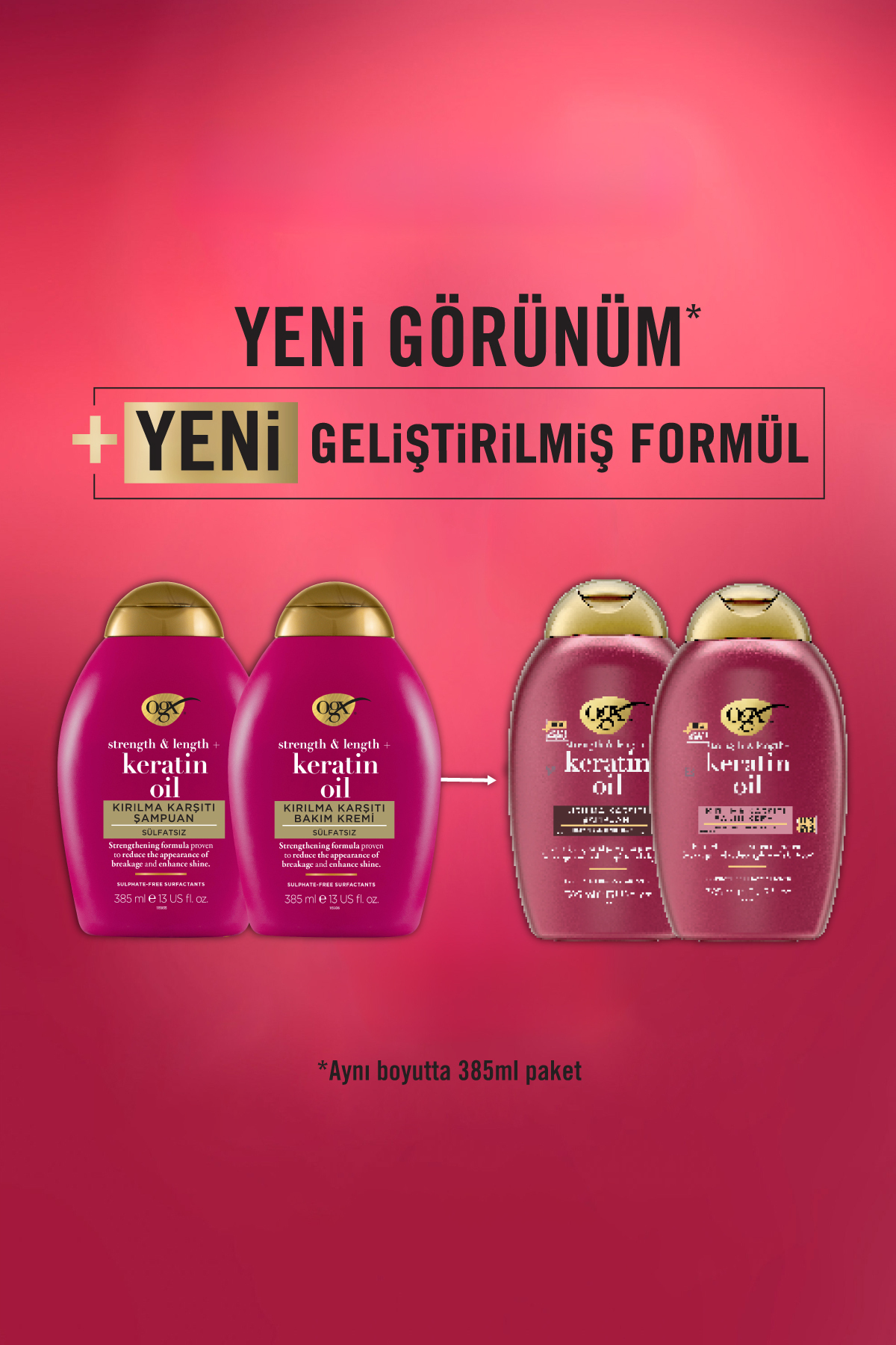 OGX KIRILMA KARŞITI KERATİN OİL BAKIM KREMİ 385 ML-