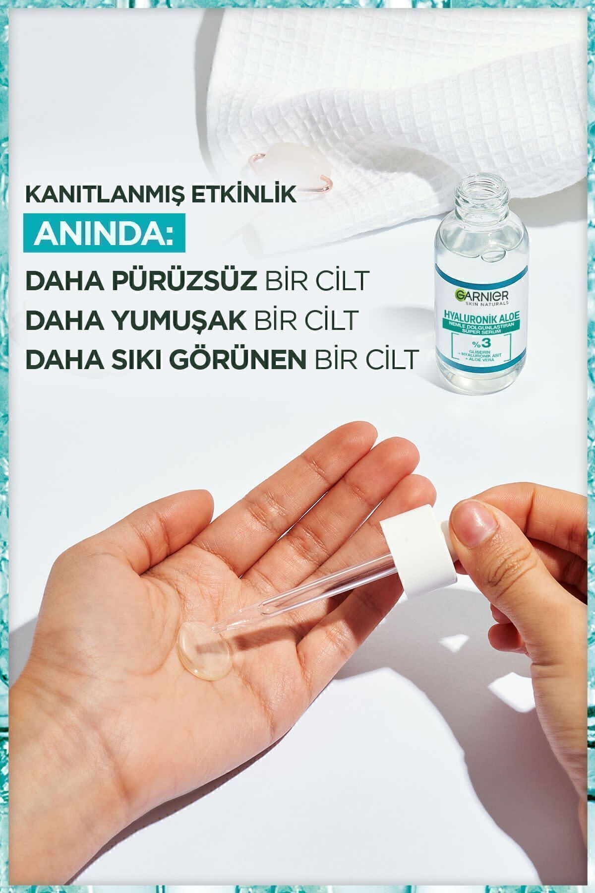 GARNİER HYALURONİK ALOE NEMLE DOLGULAŞTIRAN SÜPER SERUM 30ML-