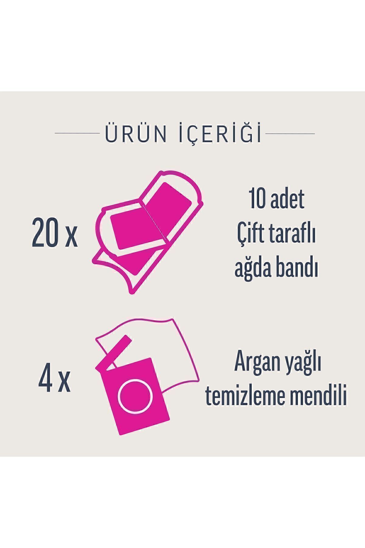 VEET BACAK VÜCUT BÖLGESİ 20Lİ PURE SİR AĞDA BANDI-
