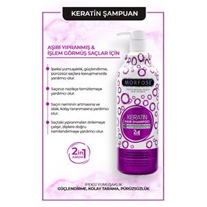 MORFOSE KERATİN  2İN1 ŞAMPUANI 1000 ML-