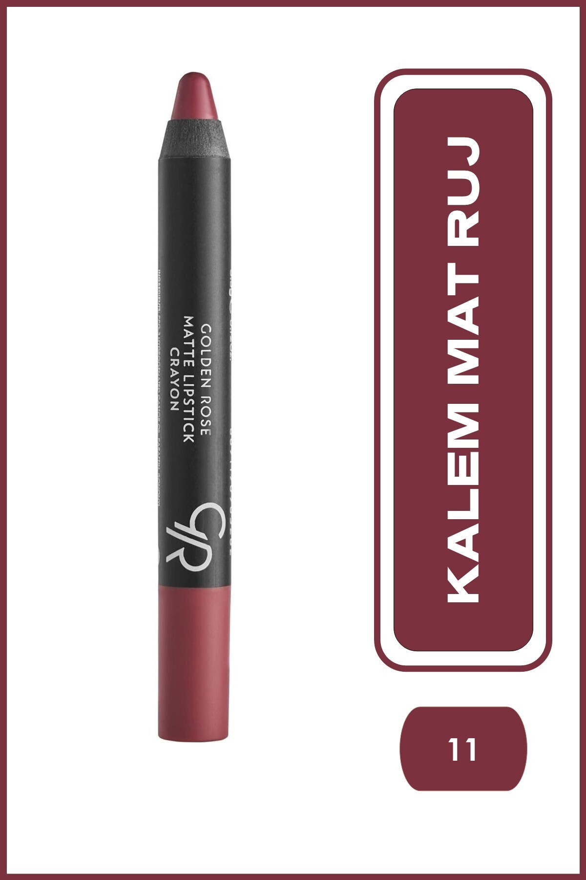 GOLDEN ROSE RUJ MATTE LİPSTİCK CRAYON NO :11-