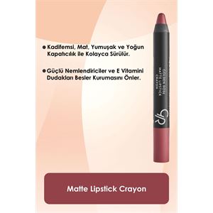 GOLDEN ROSE KALEM RUJ MATTE LİPSTİCK CRAYON NO:13-