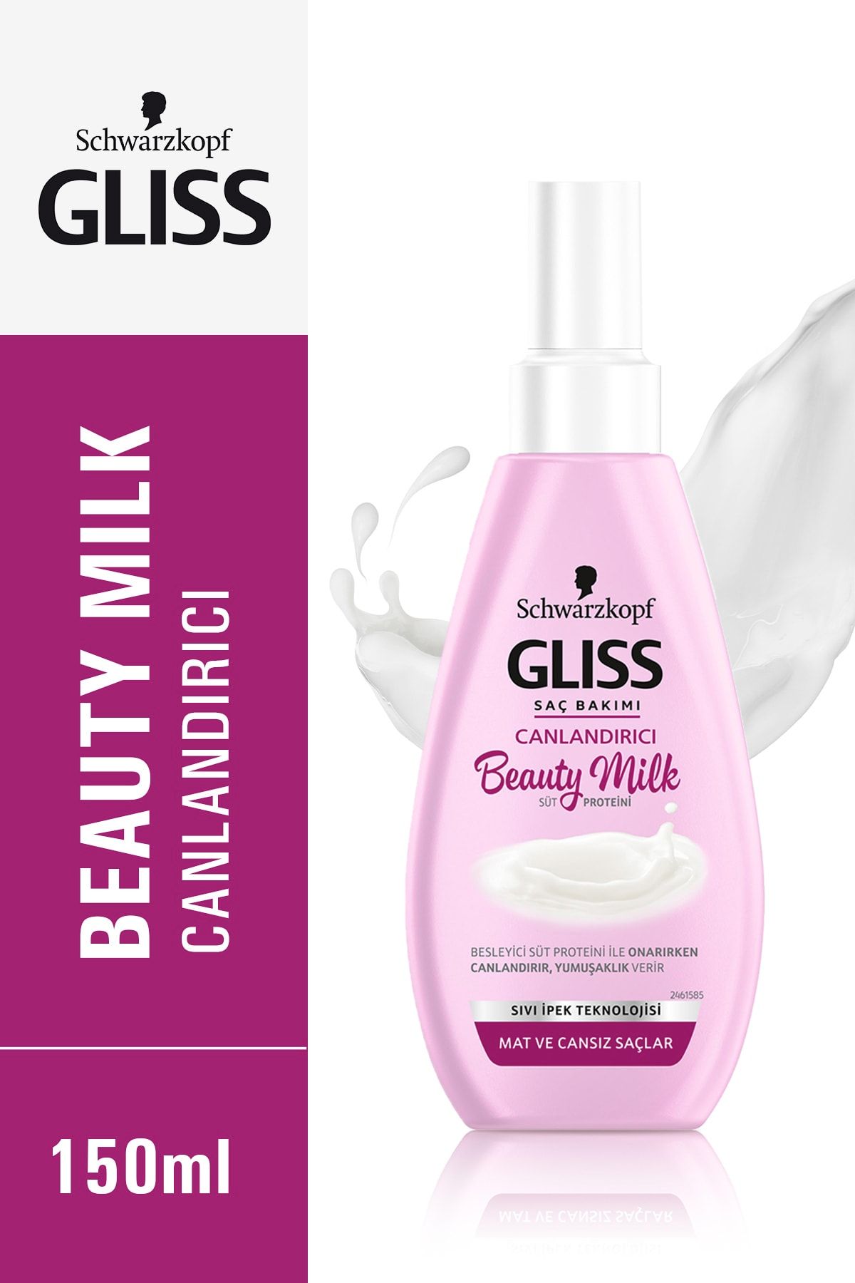 GLİSS SCHWARZKOPF BEAUTY MİLK CANLANDIRICI BAKIM SÜTÜ 150ML-