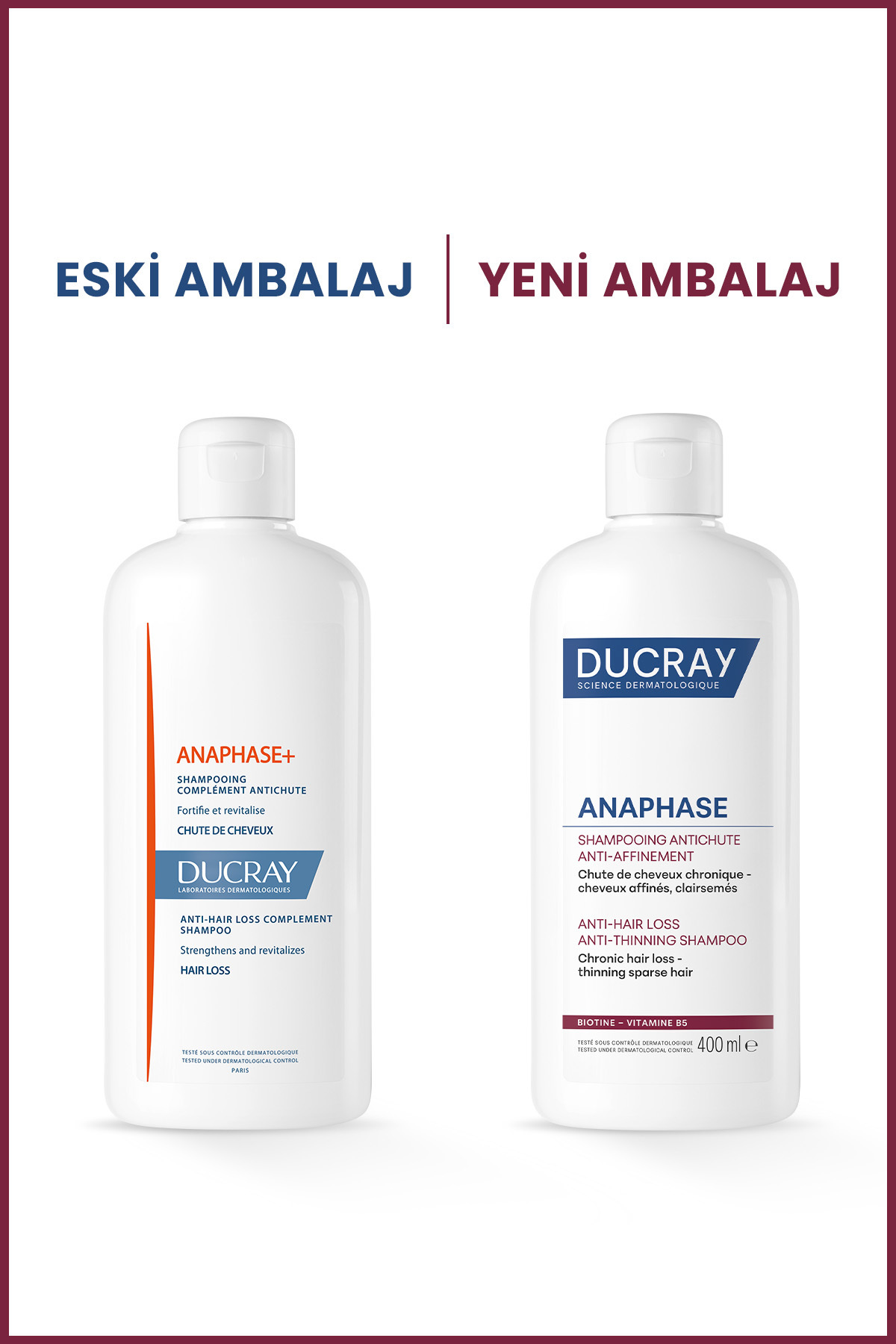 DUCRAY ANAPHASE DÖKÜLME KARŞITI ŞAMPUAN 400 ML-
