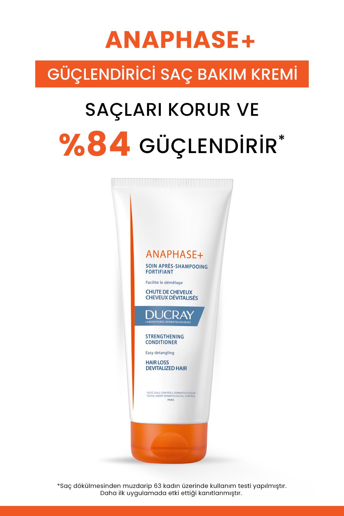 DUCRAY ANAPHSE BESLEYİCİ GÜÇLENDİRİCİ SAÇ KREMİ 200ML-