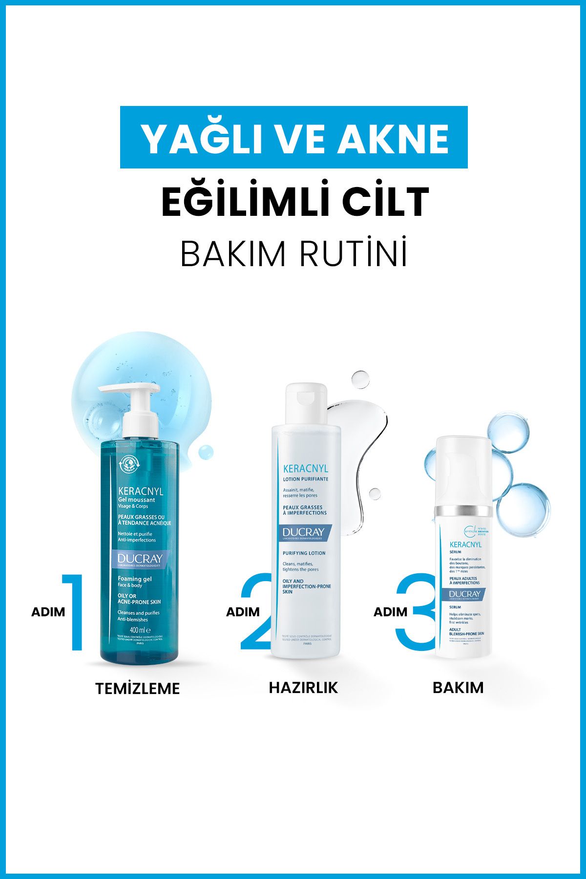 Ducray Keracnyl Akny Eğlml Clt Leke krşklk Srm30ml-