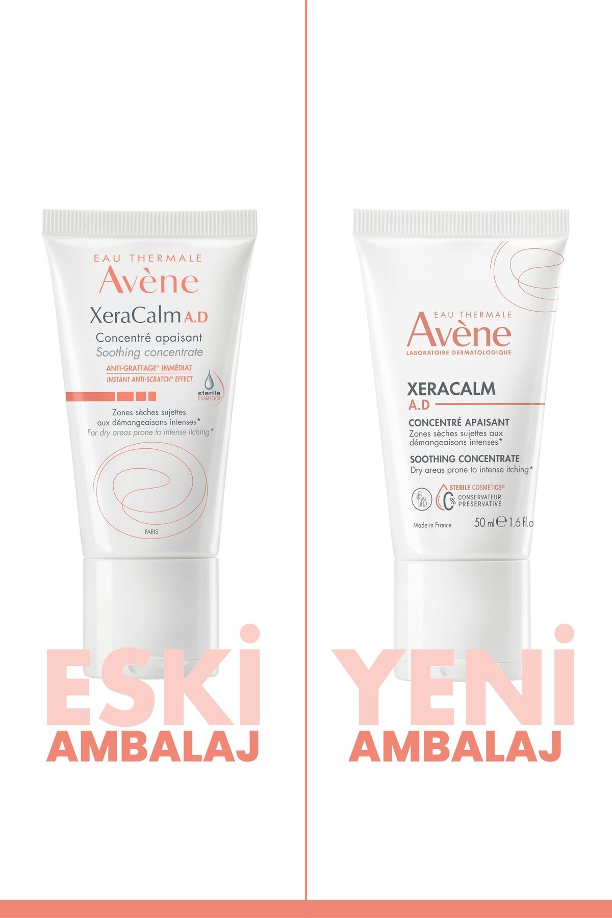 AVENE XERACALM AD SOOTHİNG KURU CİLTLER İÇİN BAKIM KREMİ 50 ML-