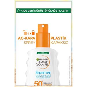 GARNİER AMBRE SENSİTİVE ADVANCED GÜNEŞ SPREY GFK50 200ML-