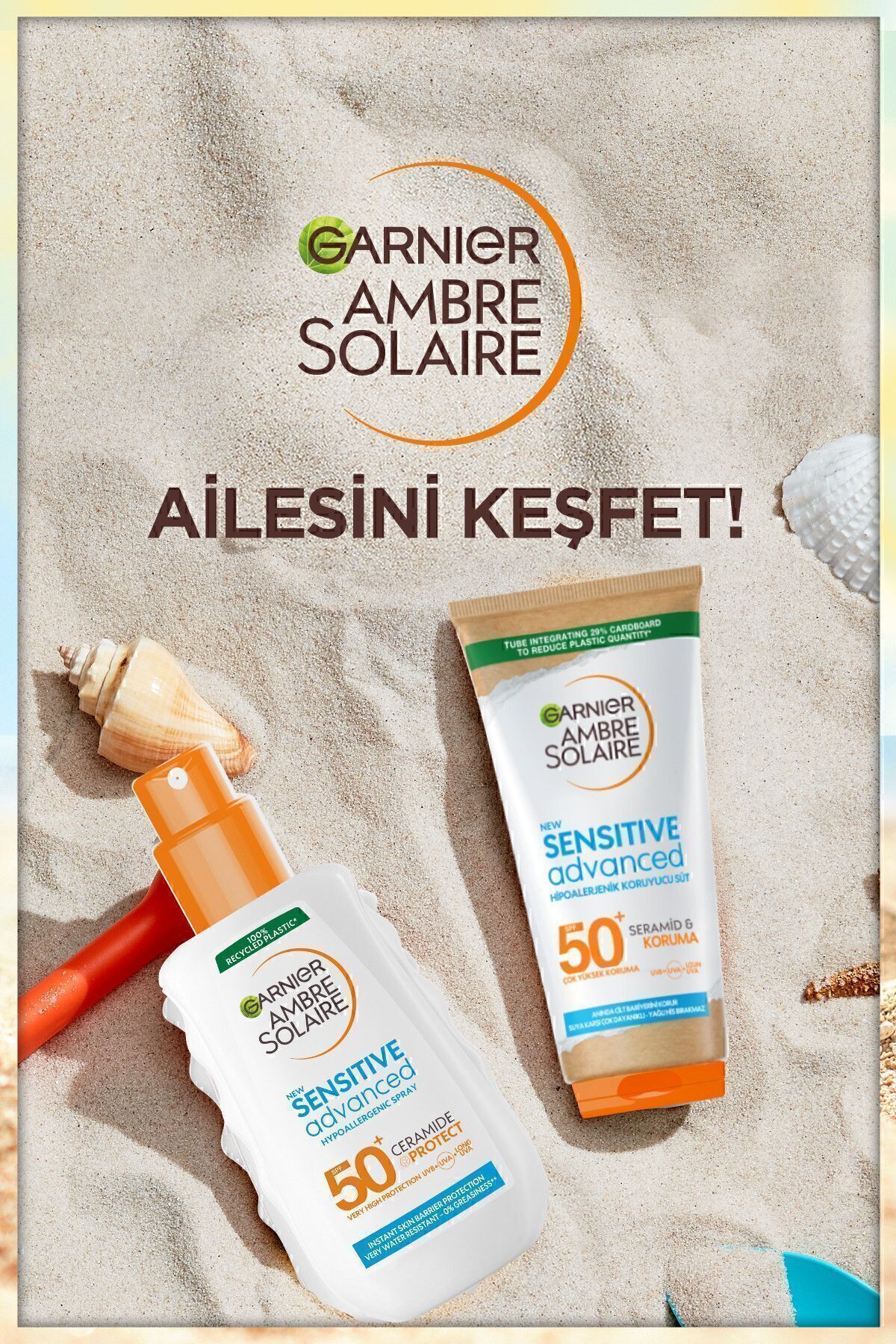GARNİER AMBRE SENSİTİVE ADVANCED GÜNEŞ SPREY GFK50 200ML-