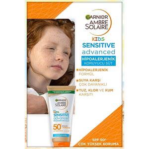 GARNİER AMBER SENSİTİVE ADVANCED GÜNEŞ SÜT ÇOCUK GFK50 200ML-